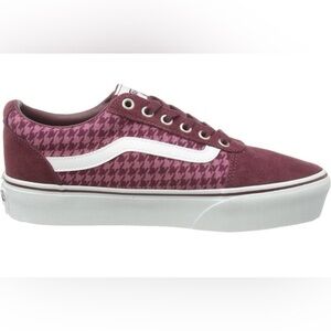 🆕 Women’s Vans Ward Platform Plaid Mix Port. Size 10. New in box